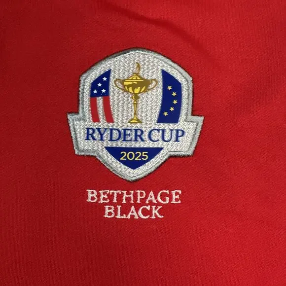 NWT Walter Hagen Women's 1/4 Zip Performance 2025 Ryder Cup PGA Size Large Red - Picture 3 of 10